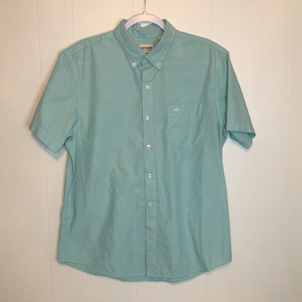 Dockers Short Sleeve Casual Button Down
